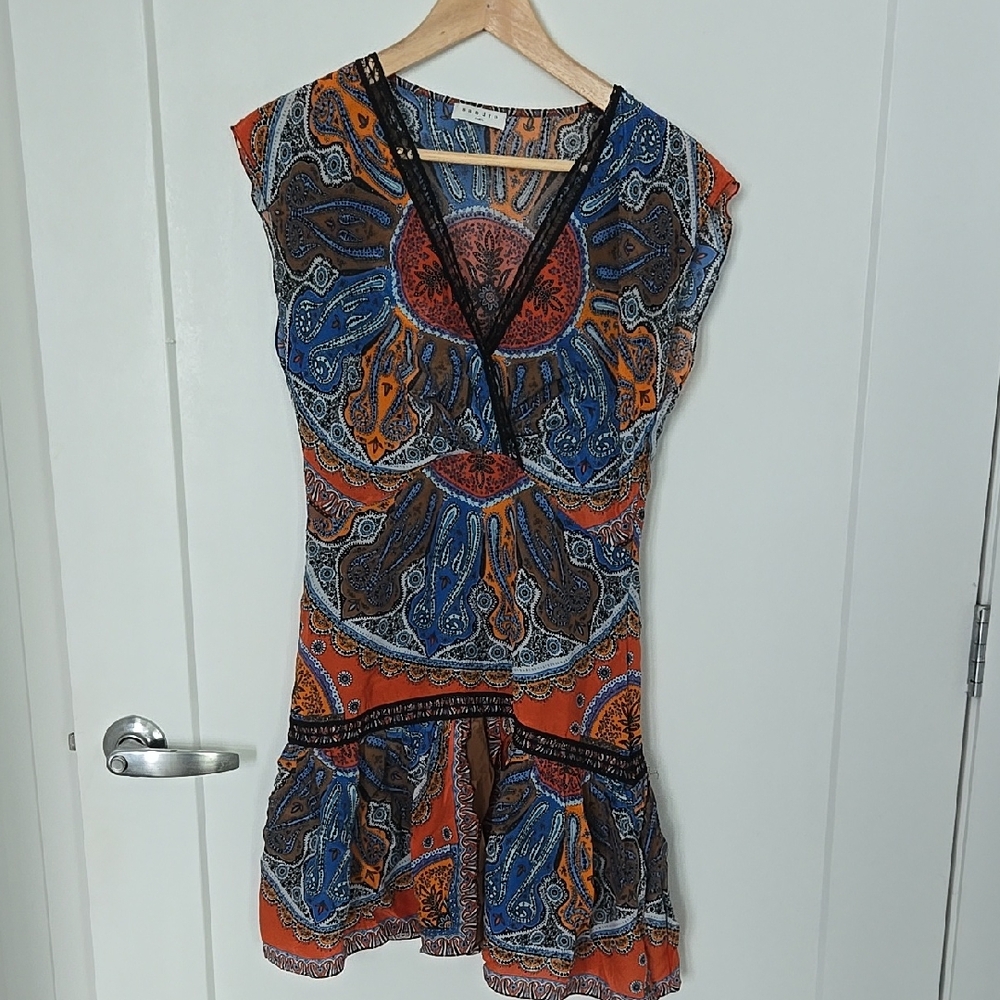 Bohemian Paisley Print Dress